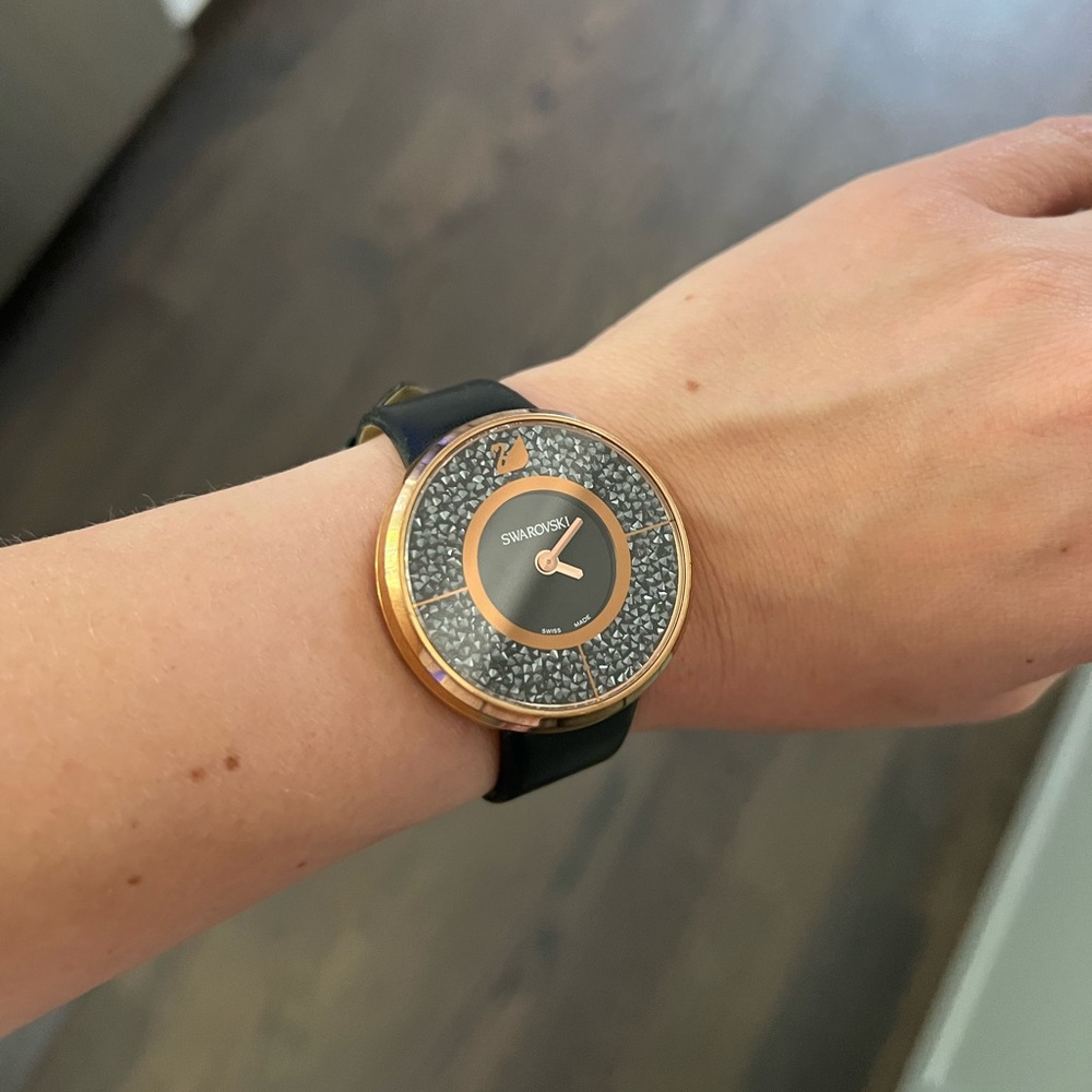 Swarovski crystal watch